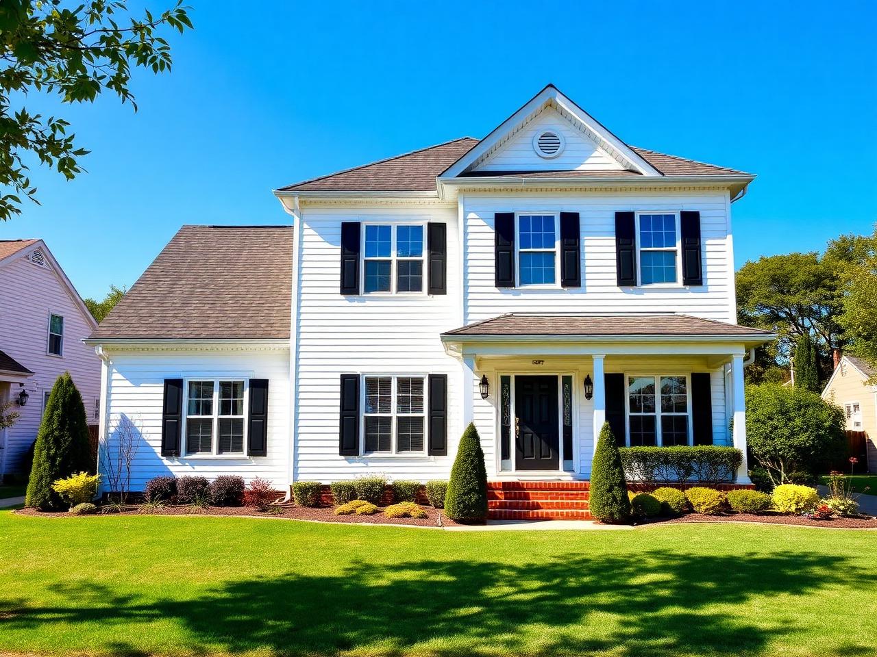 Classic White Colonial